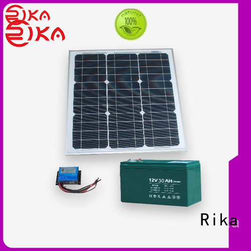 Proveedor de soluciones de sistemas de suministro de energía solar Rika para la instalación de sistemas de monitoreo ambiental