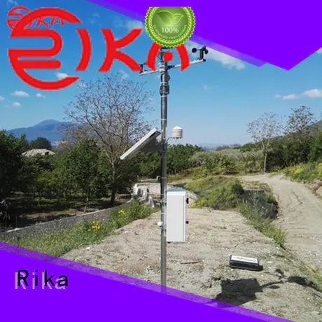 Rika weather sensor solution provider for rainfall measurement