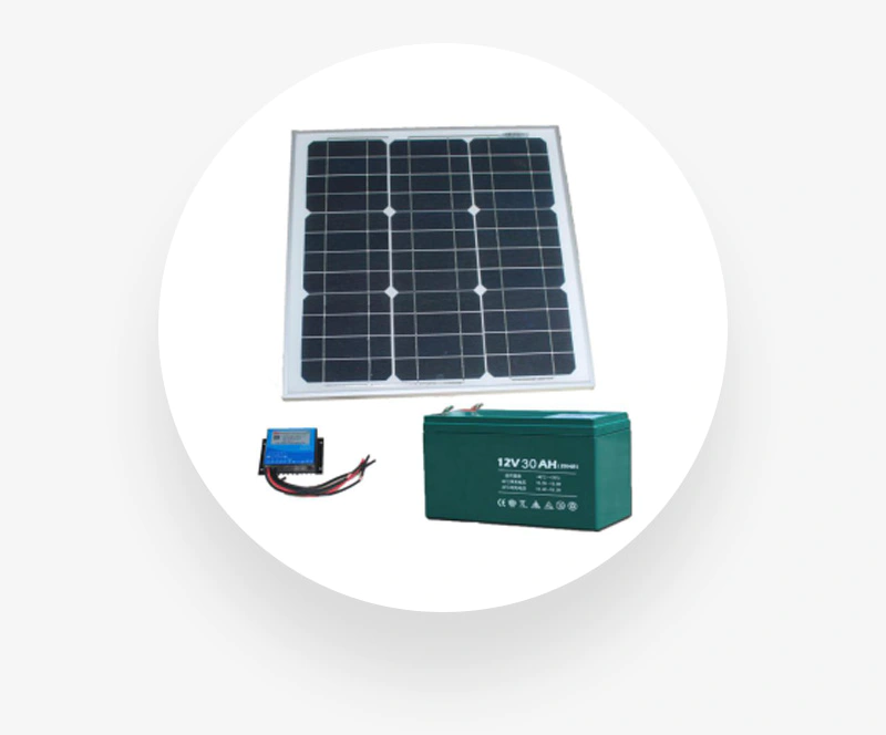 Rika solar power supply system manufacturer for environmental monitoring system installation-1