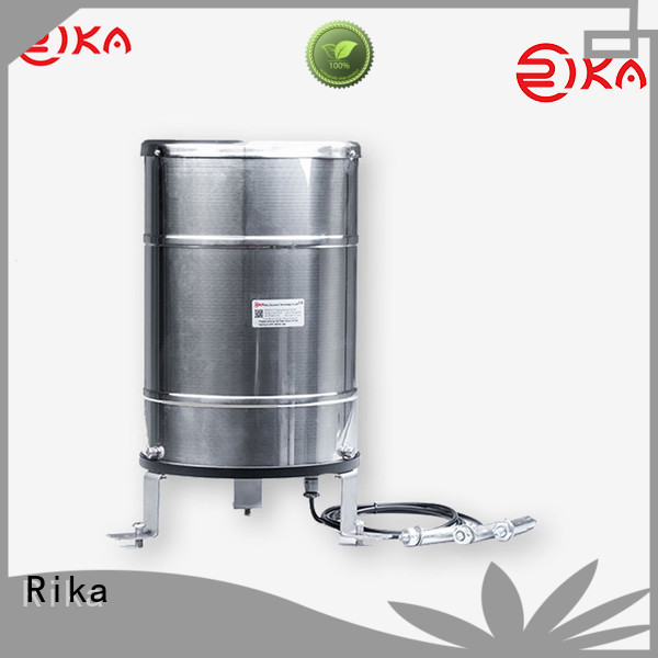 Fábrica de pluviómetros estándar de 8 pulgadas Rika perfecta para medir la cantidad de lluvia