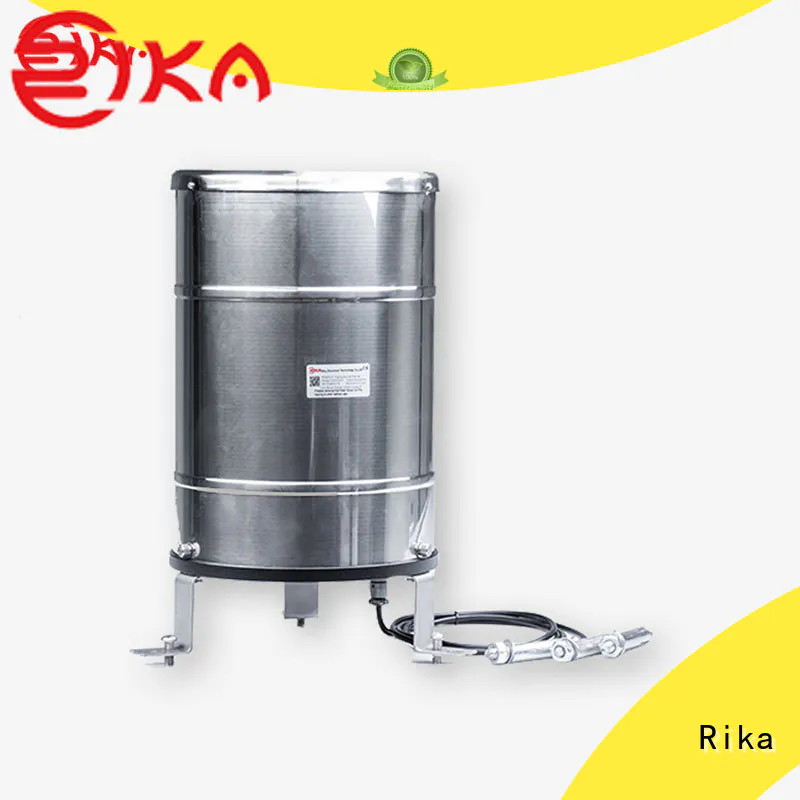 Rika great electronic rain gauge solution provider for measuring rainfall amount
