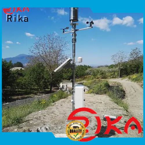 Rika professional accurate weather station industry for rainfall measurement