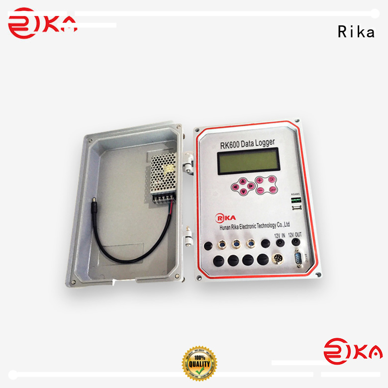 Rika weather data logger manufacturer for mesonet systems