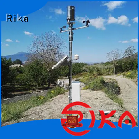 Rika meteorological station solution provider for soil temperature measurement