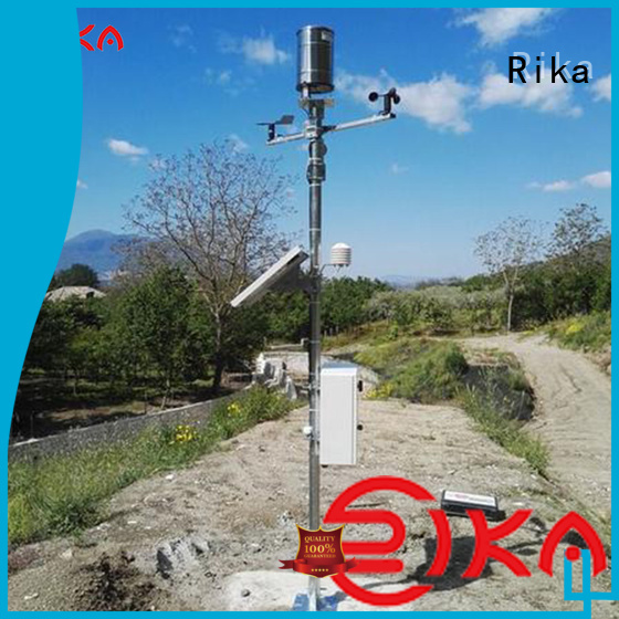 Rika professional weather station solution provider for humidity parameters measurement