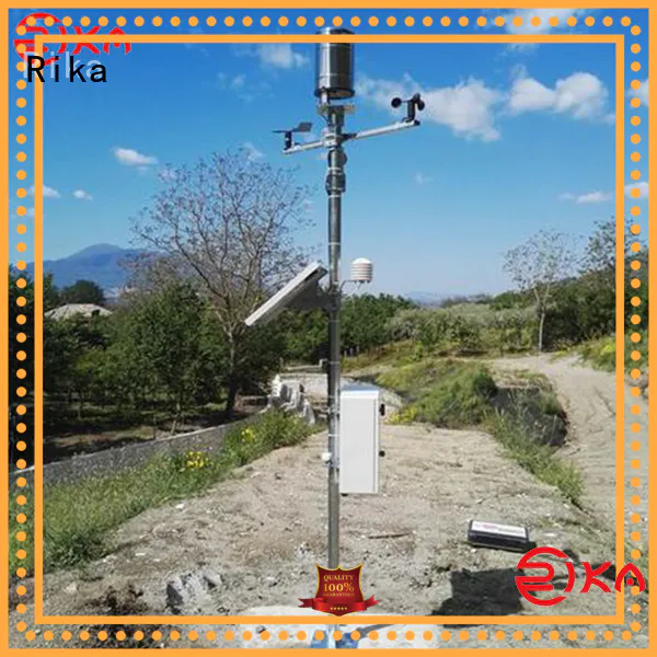 Rika best professional weather station factory for rainfall measurement