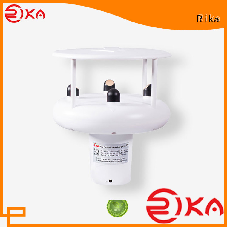 Rika ultrasonic wind solution provider for wind spped monitoring