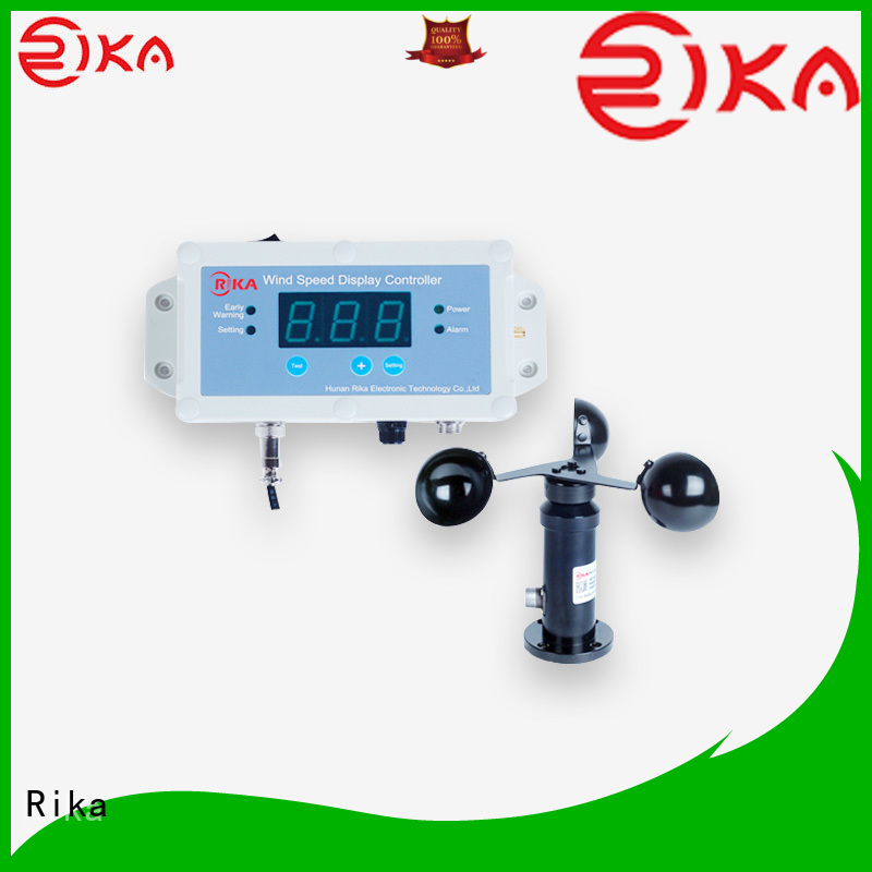 Proveedor de anemómetro de viento Rika para aplicaciones industriales