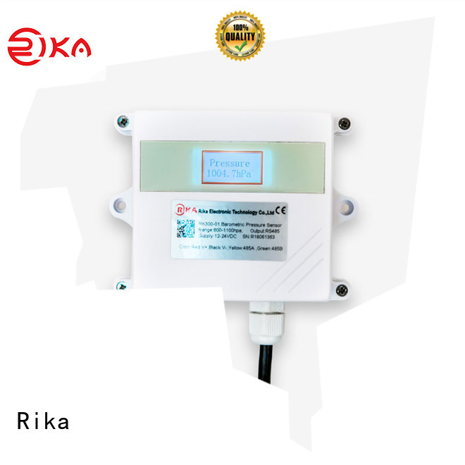 Rika environment sensor solution provider for air pressure monitoring