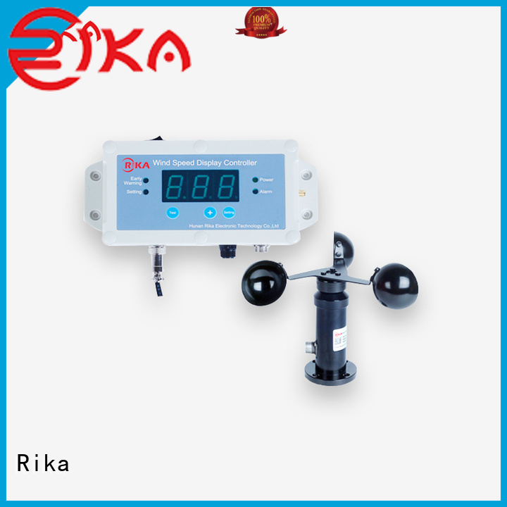 Rika gran industria del monitor de velocidad del viento para el campo de la meteorología