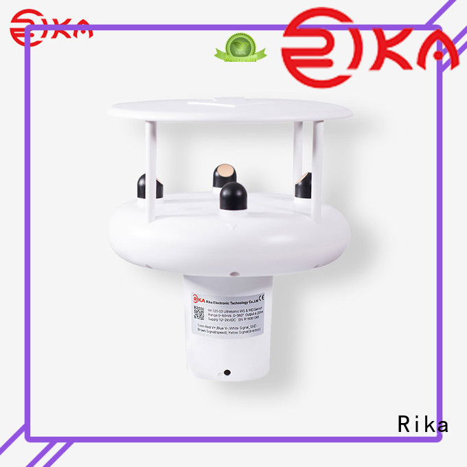 Proveedor de soluciones de sensor de anemómetro mejor calificado de Rika para aplicaciones industriales