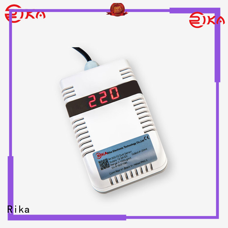 Gran proveedor de soluciones de sensores ambientales de Rika para monitoreo de polvo