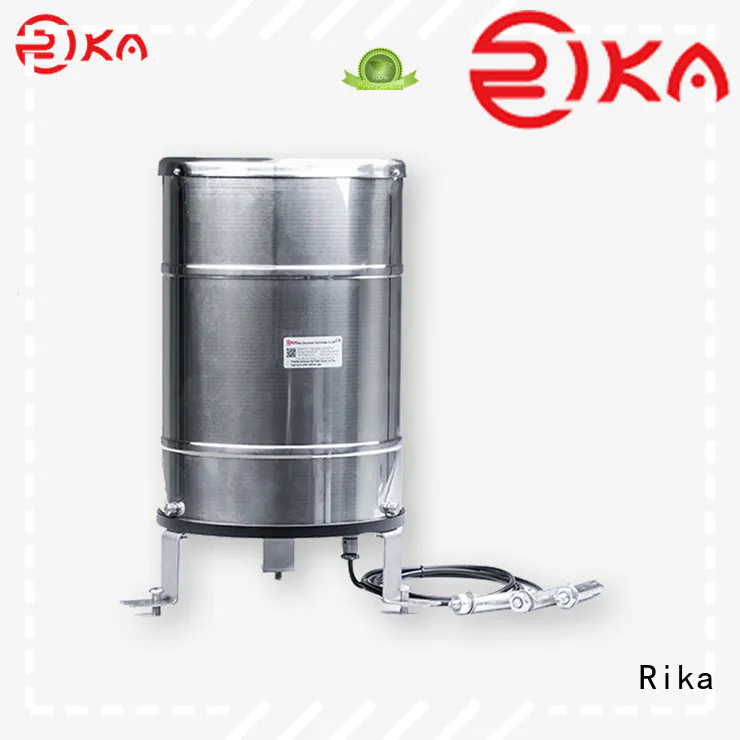 Rika professional weighing bucket rain gauge manufacturer for agriculture