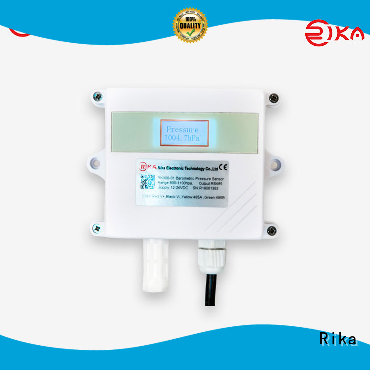 Industria de detectores de calidad del aire Rika para el control de la presión del aire