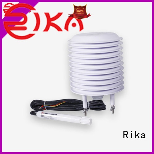 Proveedor de soluciones de sensor de temperatura y humedad de Rika para monitoreo de polvo