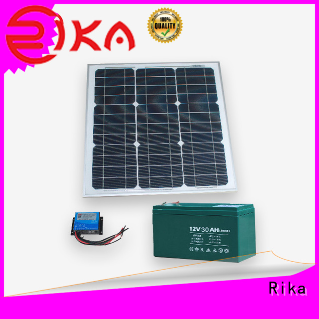 Fabricante de sistemas de suministro de energía solar Rika para la instalación de sistemas de monitoreo ambiental