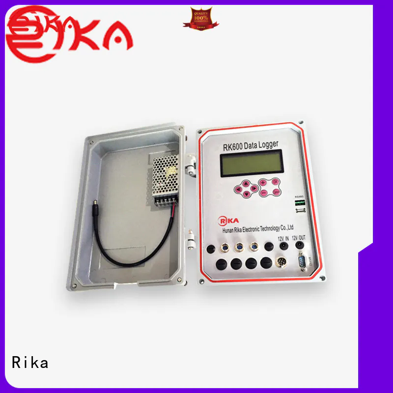 Rika weather data logger solution provider for mesonet systems