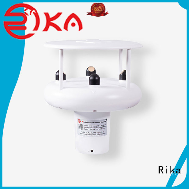 Rika professional ultrasonic anemometer supplier for wind spped monitoring