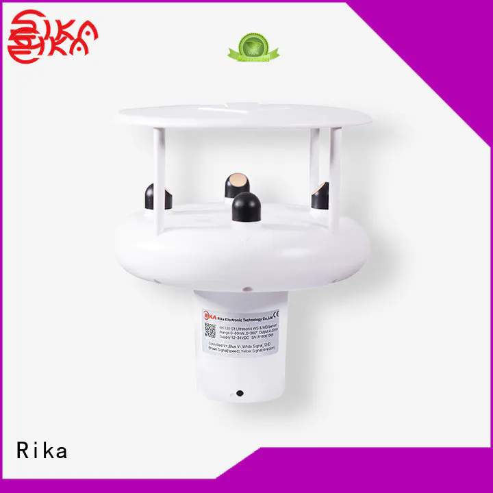Rika portable wind speed meter factory for wind spped monitoring