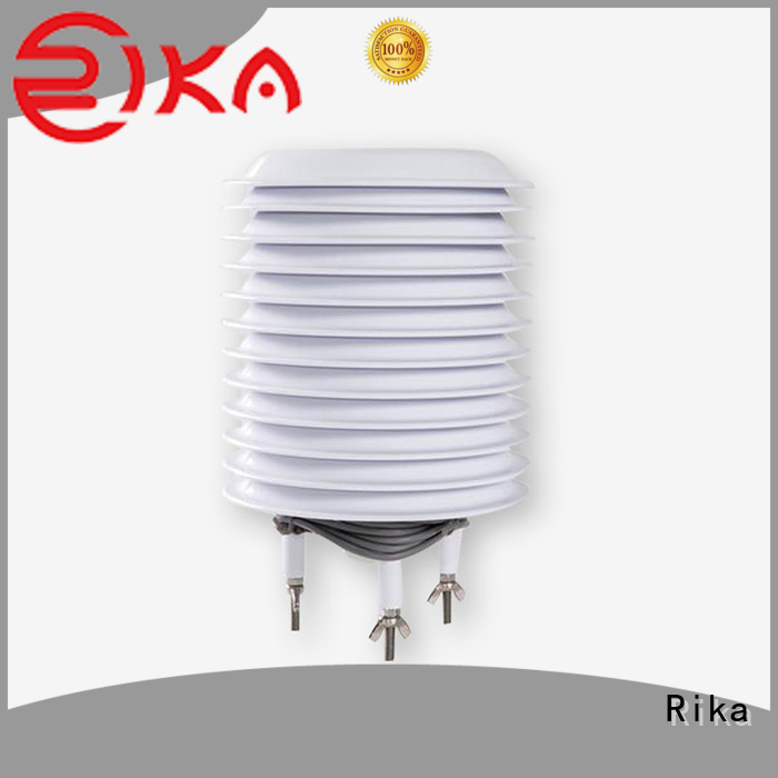 Rika weather station radiation shield factory for relative humidity measurement