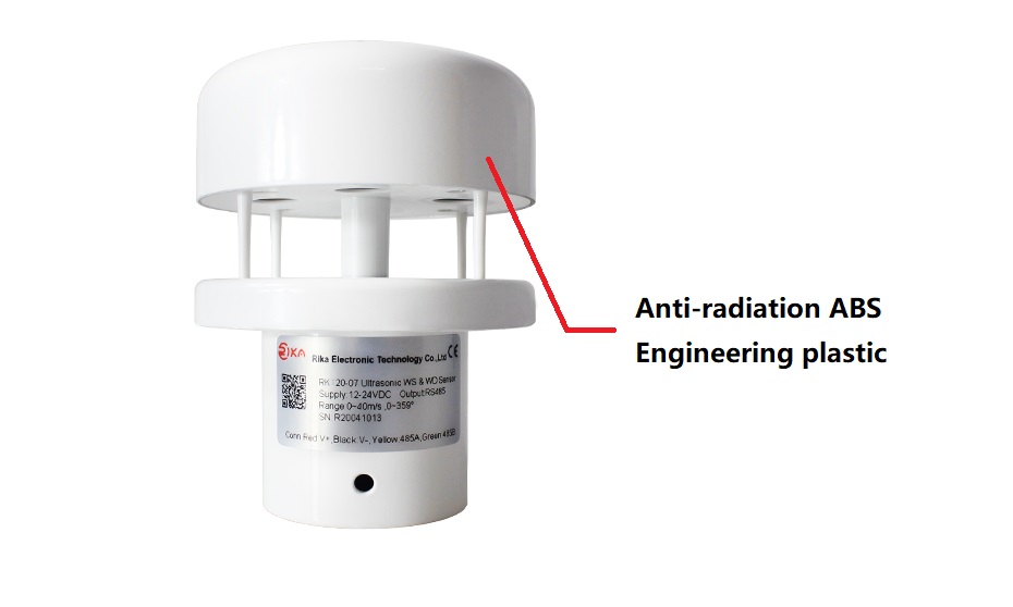 Rika Sensors gran fábrica de sensores ultrasónicos de velocidad del viento para el campo de la meteorología-9