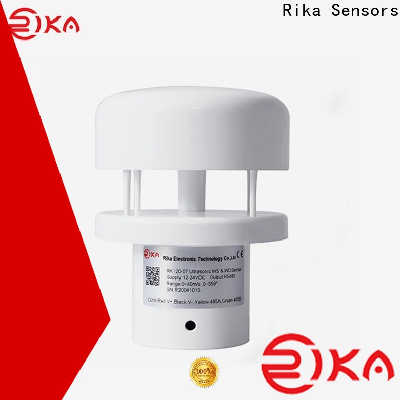 Rika Sensors gran fábrica de sensores ultrasónicos de velocidad del viento para el campo de la meteorología