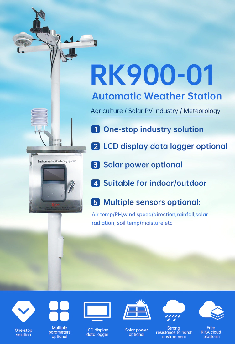 Rika weather sensor solution provider for soil temperature measurement-9