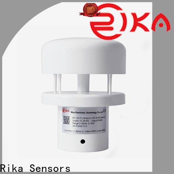 Rika Sensors gran fábrica de anemómetros ultrasónicos de bajo costo para el campo de la meteorología