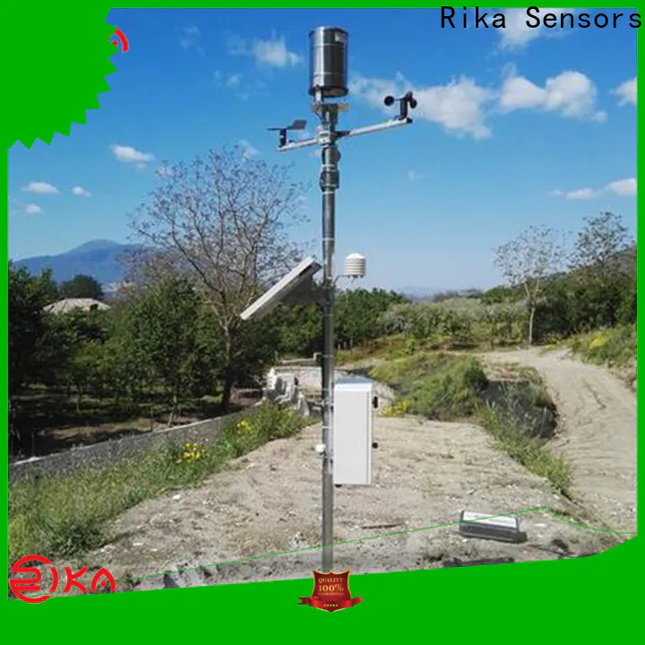 professional different types of weather stations solution provider for soil temperature measurement