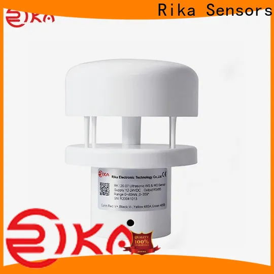 Fábrica de dispositivos de velocidad del viento con la mejor calificación de Rika Sensors para monitoreo de velocidad del viento