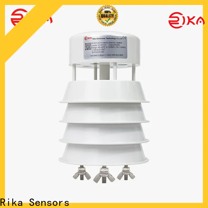 Las mejores estaciones meteorológicas de Rika Sensors para la industria de uso doméstico para la detección de velocidad y dirección del viento