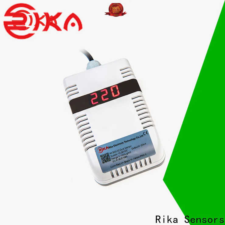 Rika Sensors perfect environmental pollution monitoring industry for air quality detection
