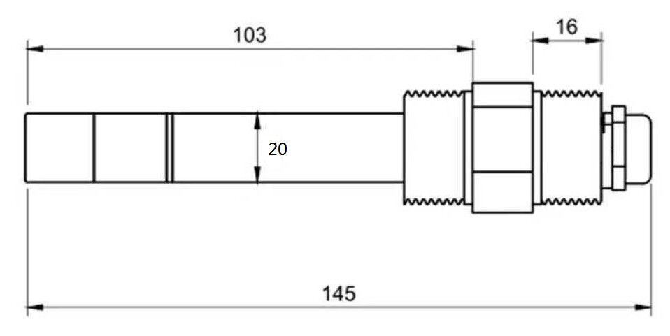 turbidity sensor dimesion