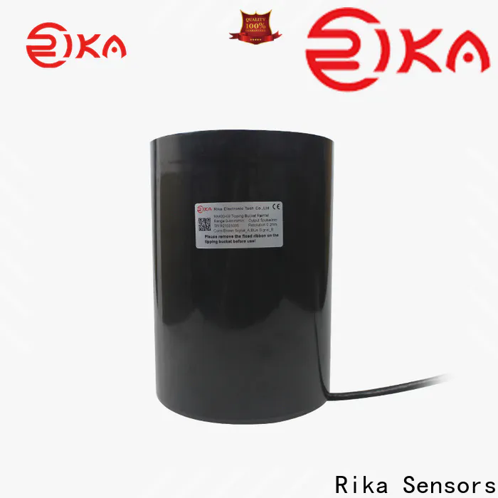 Rika Sensors electronic rain gauges factory price for hydrometeorological monitoring