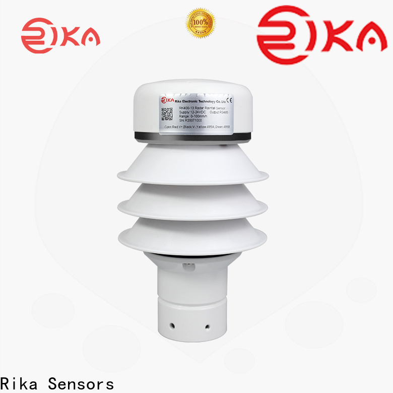 Rika Sensors rain gauge model solution provider for hydrometeorological monitoring