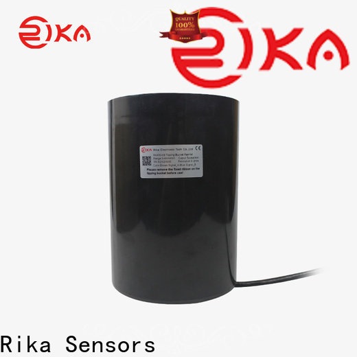 Rika Sensors tipping bucket rain sensor solution provider for hydrometeorological monitoring