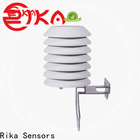 Rika Sensors ambient weather radiation shield suppliers for relative humidity measurement