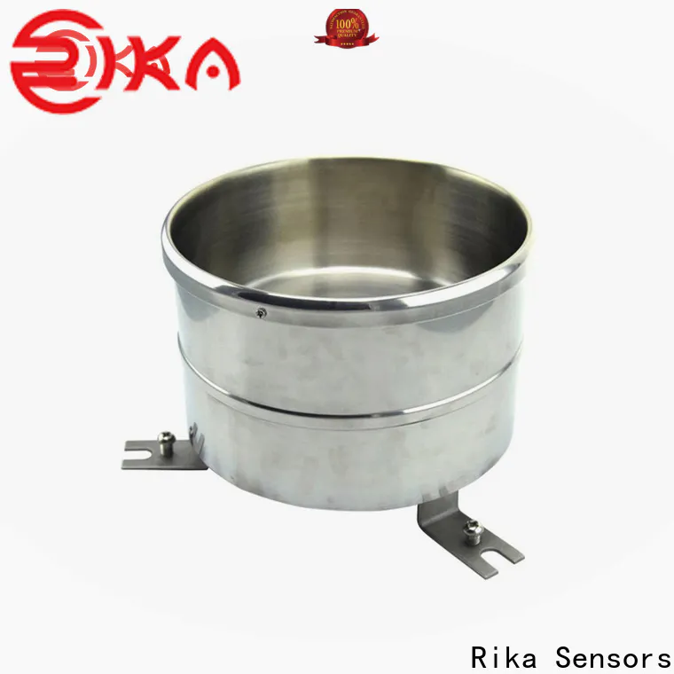 Rika Sensors buy rain gauge working factory for agriculture