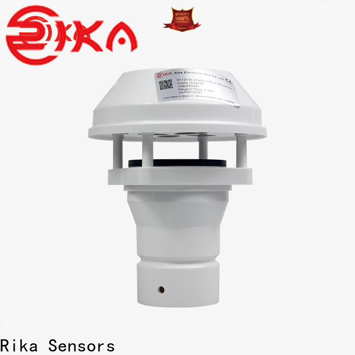 Rika Sensors professional low cost ultrasonic anemometer factory for wind speed monitoring