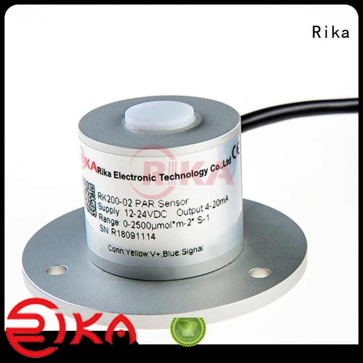 Fábrica de sensores de radiación solar con la mejor calificación de Rika para aplicaciones ecológicas