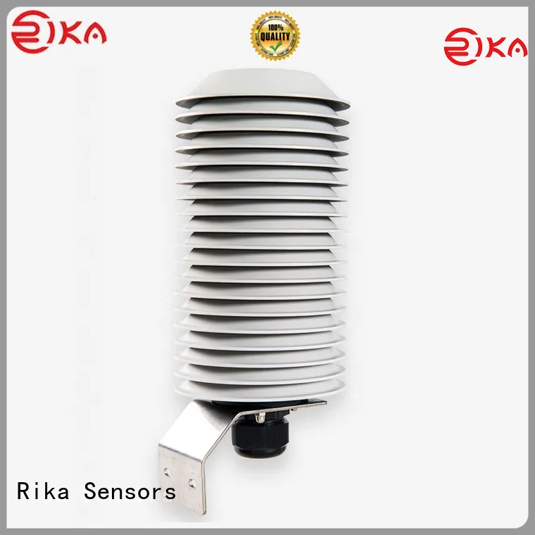 Rika Sensors radiation shield manufacturer for temperature measurement