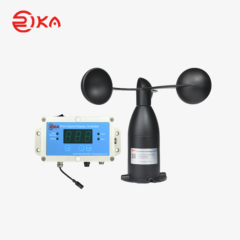 Rika Sensors digital wind speed meter supplier for wind spped monitoring