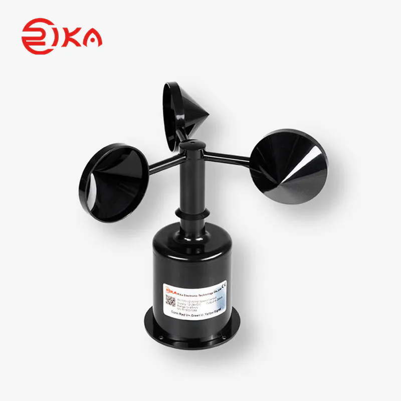 RK100-02 Sensor de velocidad de viento de plástico Anemómetro de viento